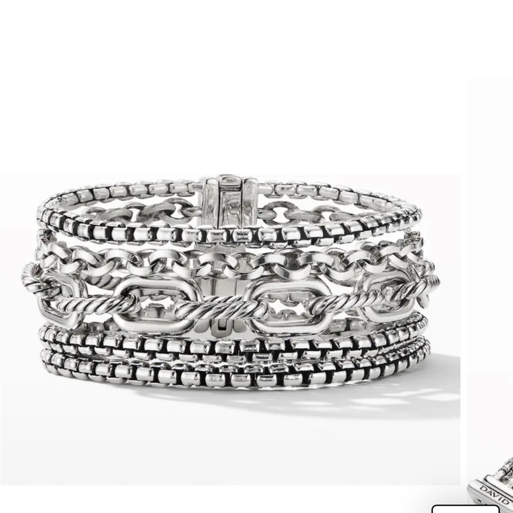 David Yurman multi row cabin bracelet